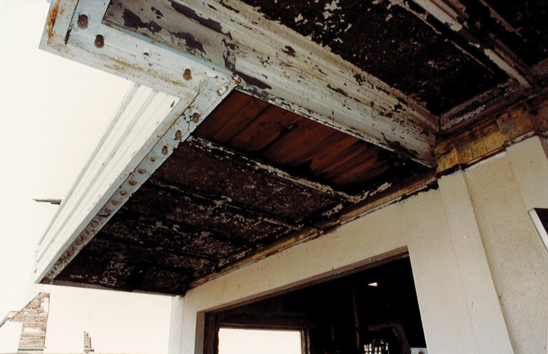 Late 1990s, Demolition of front awning.