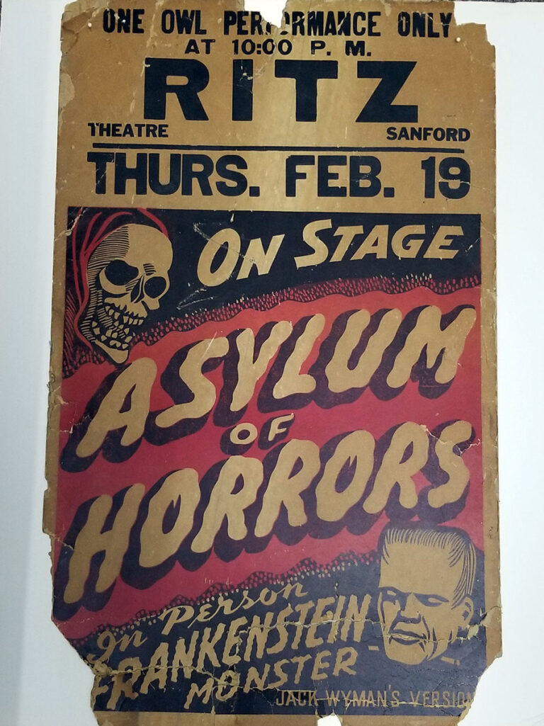 Date Unknown, Vintage Promotional Poster. Ritz Theater Collection